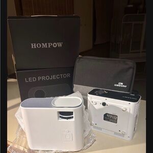 2 Sleek Black LED Projector C10